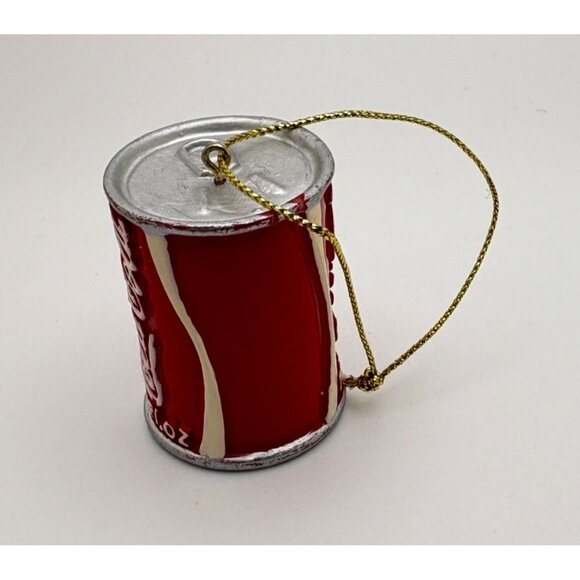 Coca-Cola Christmas Tree Ornament 2004 Mini Coke Can Soda Fan Red - Picture 2 of 6